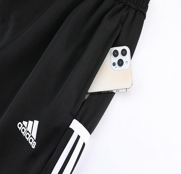 2023 Adidas Black White Full Zipper Jacket +Pants - Image 4