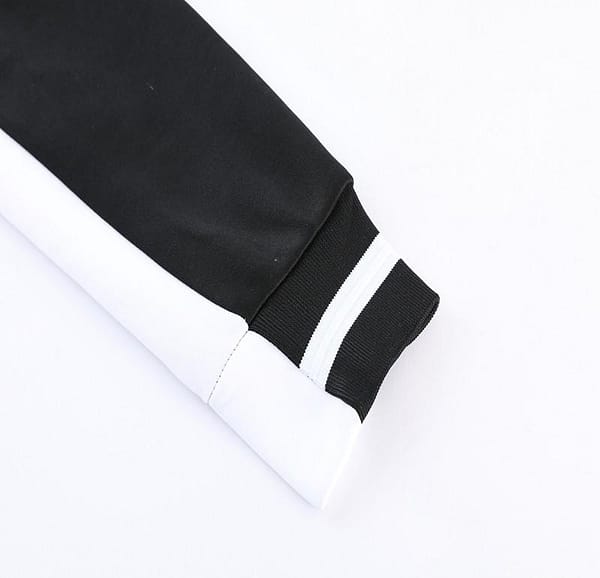 2023 Adidas Black White Full Zipper Jacket +Pants - Image 8