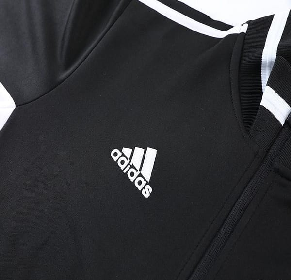 2023 Adidas Black White Full Zipper Jacket +Pants - Image 9