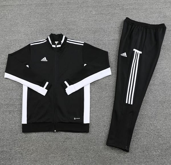 2023 Adidas Black White Full Zipper Jacket +Pants - Image 11