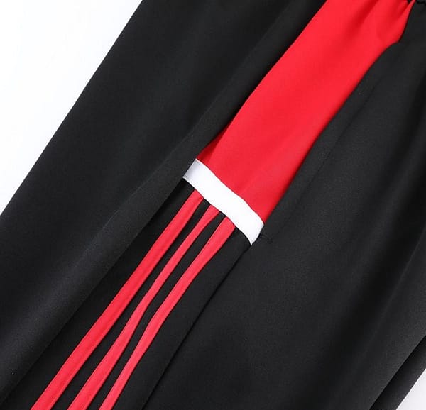 2023 Adidas Red Black Full Zipper Jacket +Pants - Image 3