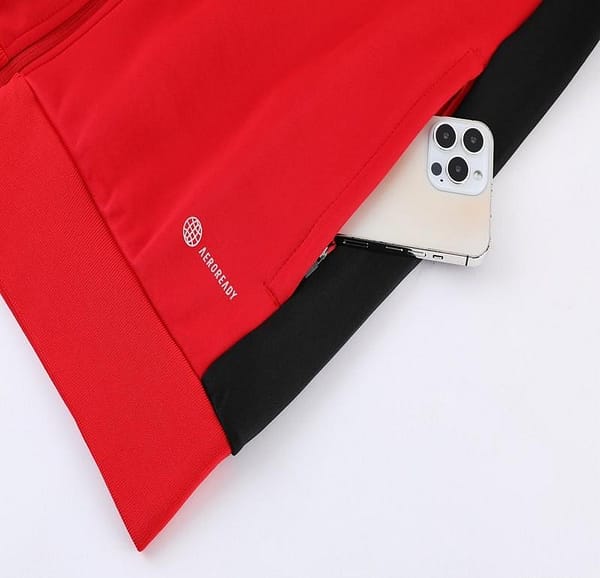 2023 Adidas Red Black Full Zipper Jacket +Pants - Image 7