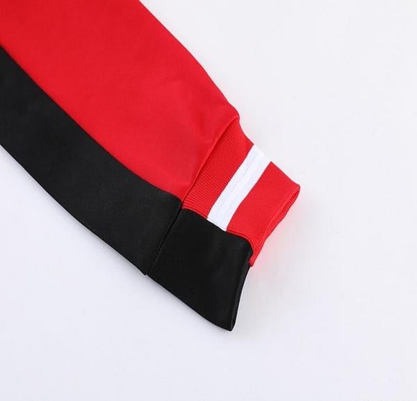2023 Adidas Red Black Full Zipper Jacket +Pants - Image 8