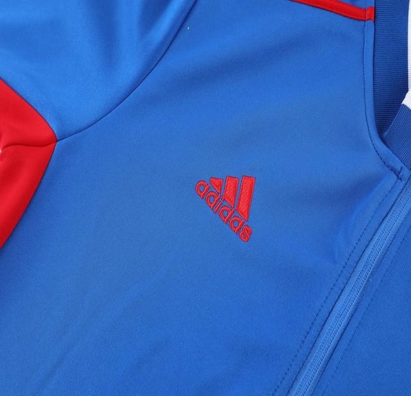 2023 Adidas Blue Full Zipper Jacket +Pants - Image 4