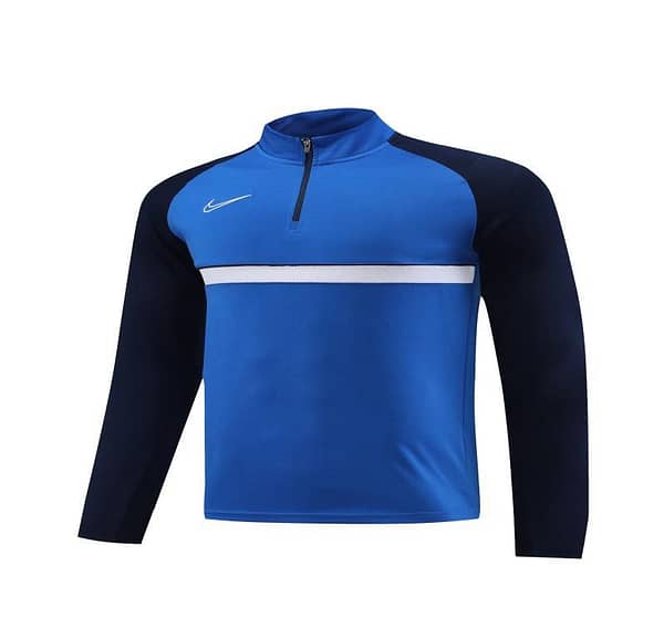 2023 NIKE Blue Black Half Zipper Jacket +Pants - Image 18