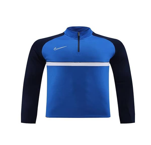 2023 NIKE Blue Black Half Zipper Jacket +Pants - Image 19