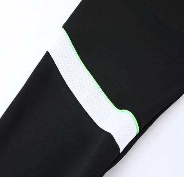 2023 NIKE Black Green Half Zipper Jacket +Pants - Image 3