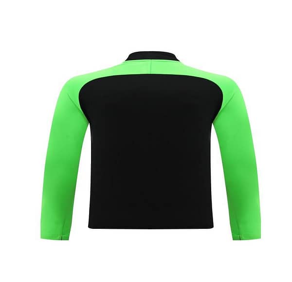 2023 NIKE Black Green Half Zipper Jacket +Pants - Image 19