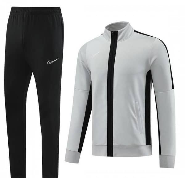 2023 Nike Grey Full Zipper  Jacket +Pants