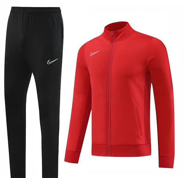 2023 Nike Red Full Zipper Hoodie Jacket +Pants