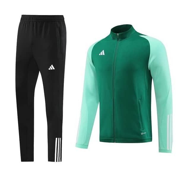 2023 Adidas Green Full Zipper Jacket +Pants
