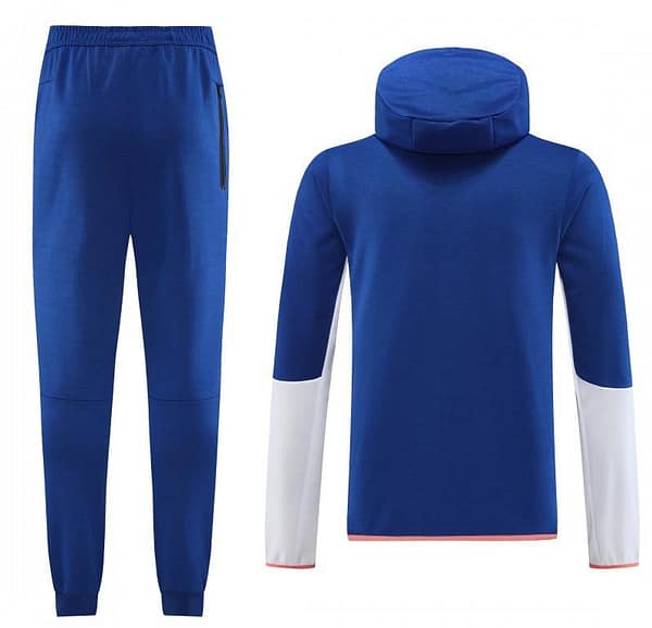 2023 Nike White Blue Full Zipper Hoodie Jacket +Pants - Image 17
