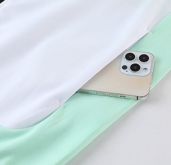 2023 Nike White Green Full Zipper Hoodie Jacket +Pants - Image 6