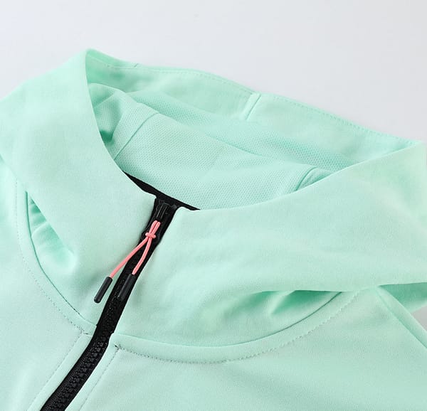 2023 Nike White Green Full Zipper Hoodie Jacket +Pants - Image 9