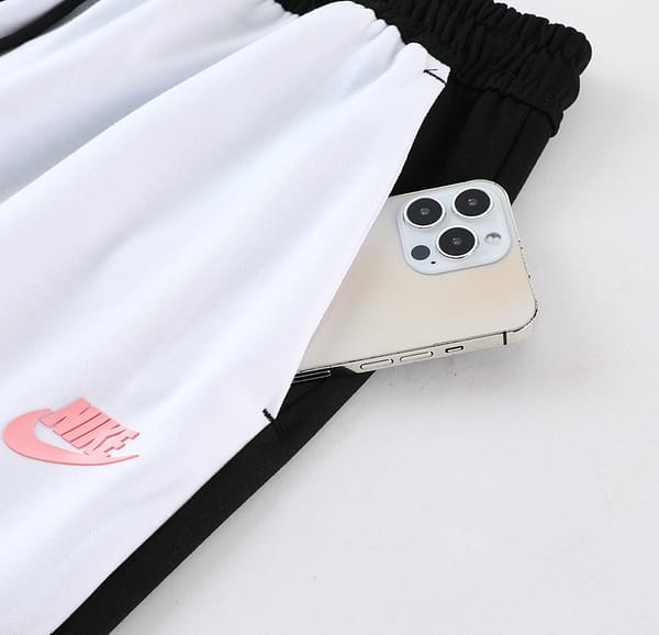 2023 Nike White Black Full Zipper Hoodie Jacket +Pants - Image 3