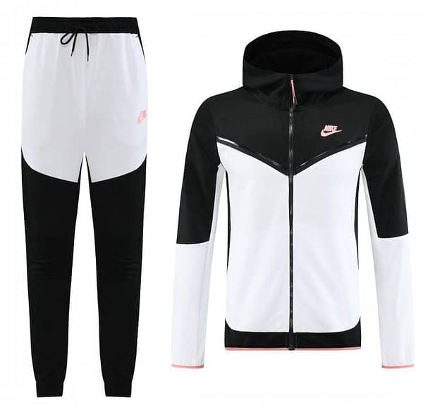 2023 Nike White Black Full Zipper Hoodie Jacket +Pants - Image 19