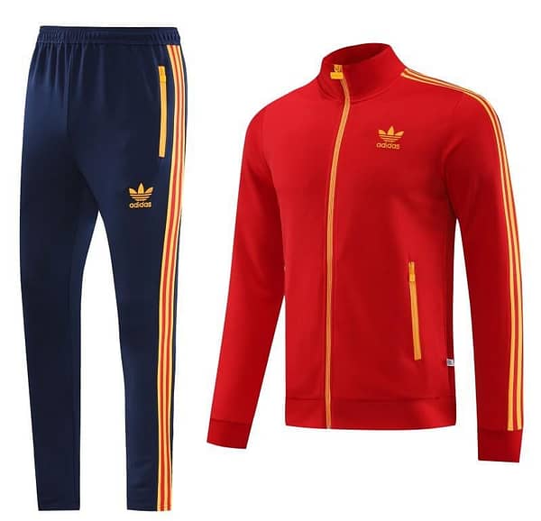 2023 Adidas Original Red Full Zipper Jacket +Pants