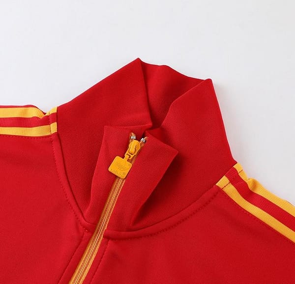 2023 Adidas Original Red Full Zipper Jacket +Pants - Image 5
