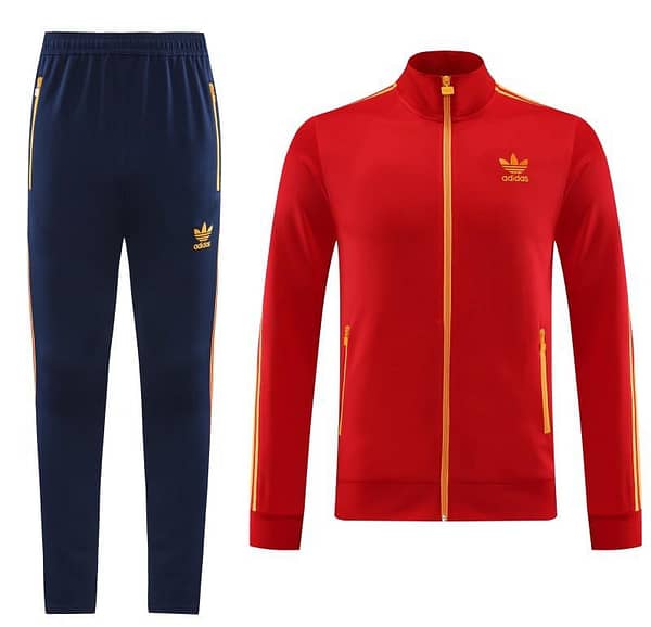 2023 Adidas Original Red Full Zipper Jacket +Pants - Image 18
