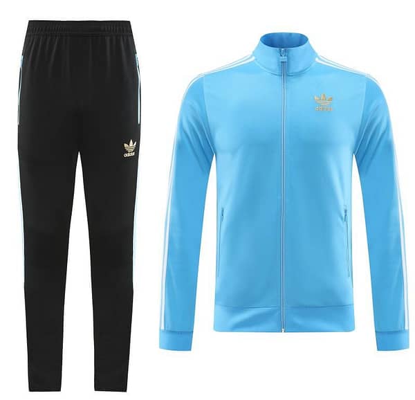 2023 Adidas Original Sky Blue Full Zipper Jacket +Pants - Image 10