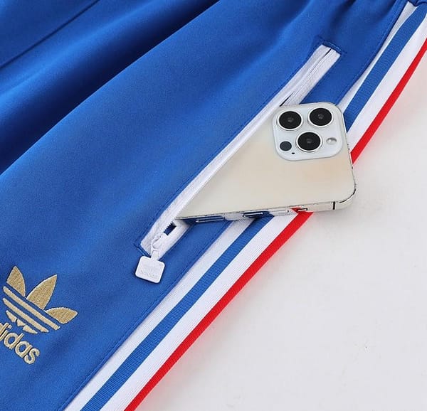 2023 Adidas Original Blue Full Zipper Jacket +Pants - Image 7