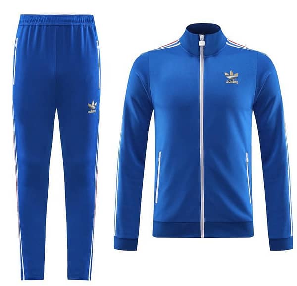 2023 Adidas Original Blue Full Zipper Jacket +Pants - Image 18