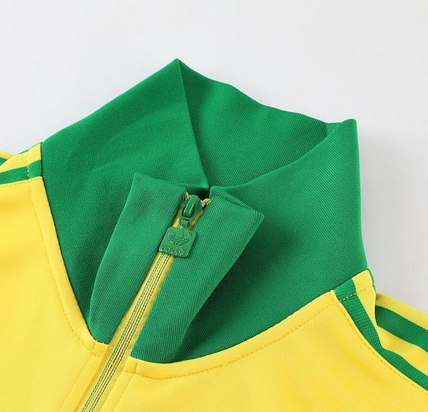 2023 Adidas Original Yellow Full Zipper Jacket +Pants - Image 5
