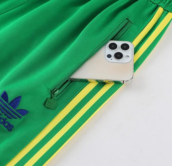 2023 Adidas Original Yellow Full Zipper Jacket +Pants - Image 7