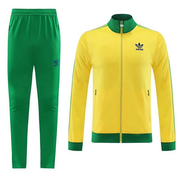 2023 Adidas Original Yellow Full Zipper Jacket +Pants - Image 18