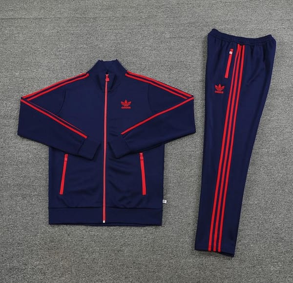 2023 Adidas Original Navy Full Zipper Jacket +Pants - Image 2