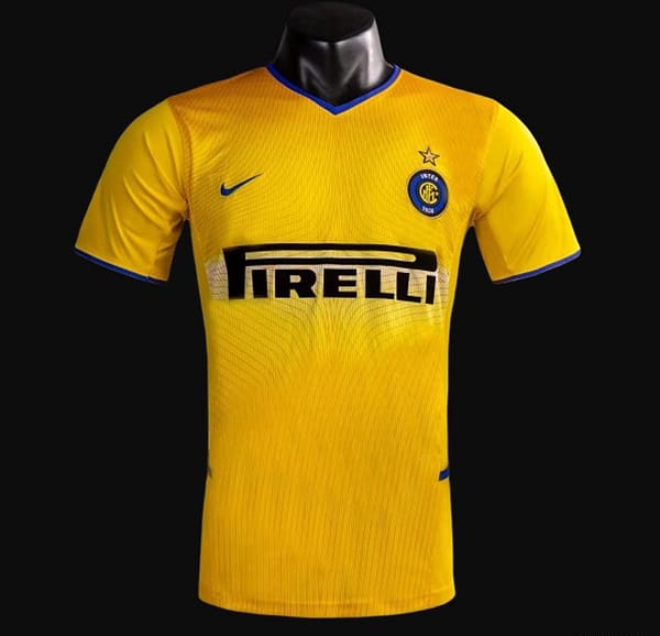 Retro 02/03 Inter Milan Third Yellow Jersey - Image 11