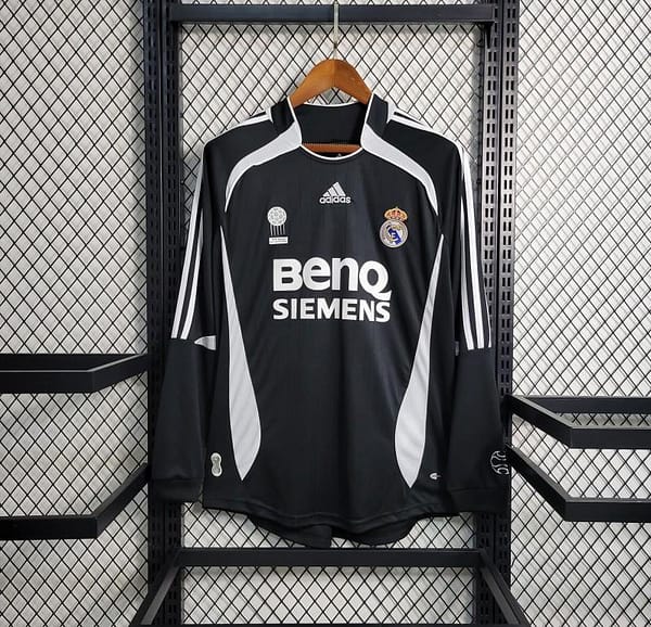 Retro 06-07 Real Madrid Third Long Sleeve Jersey