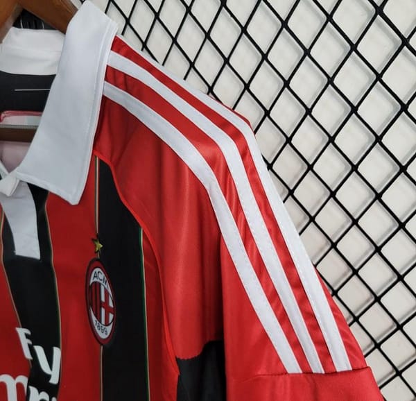 Retro 12-13 AC Milan Home Soccer Jersey - Image 2