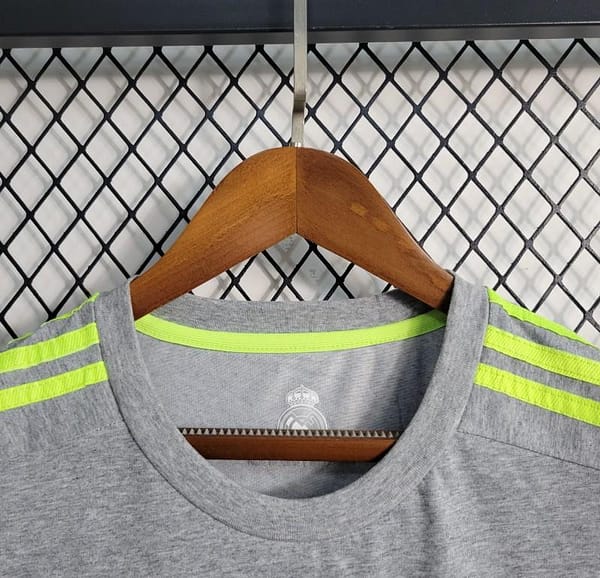 Retro 15/16 Real Madrid Away Grey Soccer Jersey - Image 9