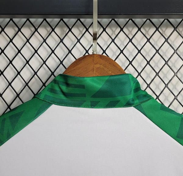 23-24 PALMEIRAS Green White Full Zipper Training Jacket - Image 5