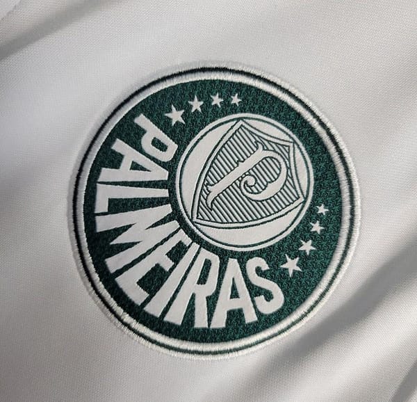 23-24 PALMEIRAS Green White Full Zipper Training Jacket - Image 6