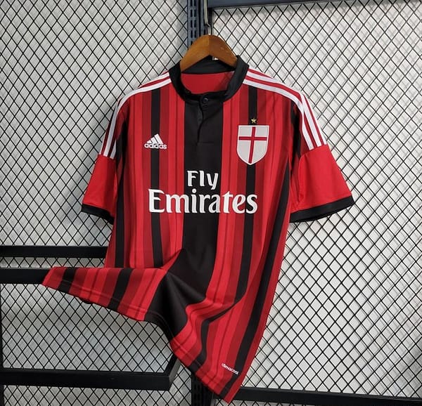 Retro 14/15 AC Milan Home Jersey - Image 8