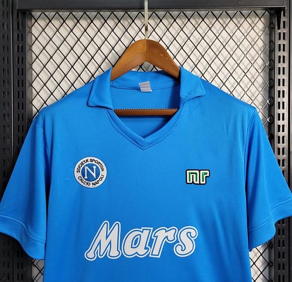 Retro 88/89 Napoli Home Jersey - Image 5