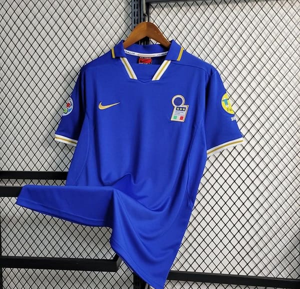 Retro Italy 1996 Home Jersey - Image 8