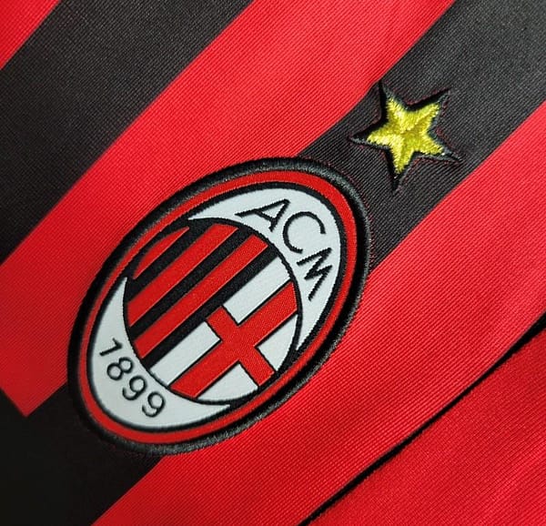 Retro 07-08 AC Milan Home Jersey - Image 2