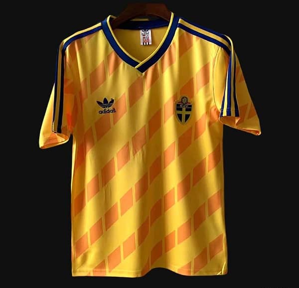 Retro 1988 Sweden Home Jersey
