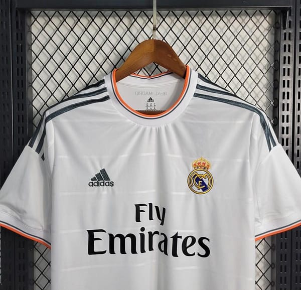 Retro 13-14 Real Madrid Home Jersey - Image 6