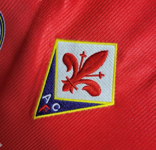 Retro 95-96 Fiorentina Third Red Jersey - Image 5