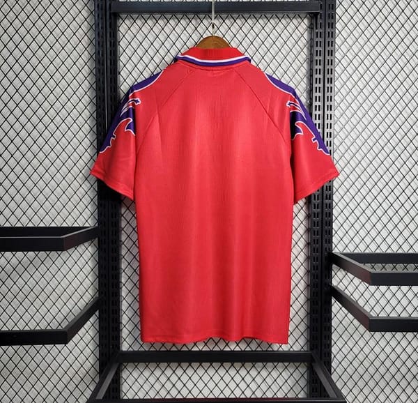 Retro 95-96 Fiorentina Third Red Jersey - Image 7