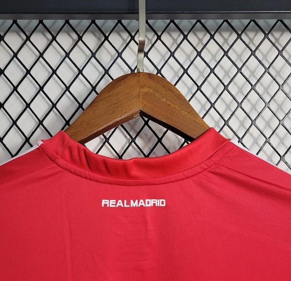 Retro Long Sleeve 11-12 Real Madrid Away Red Jersey - Image 6