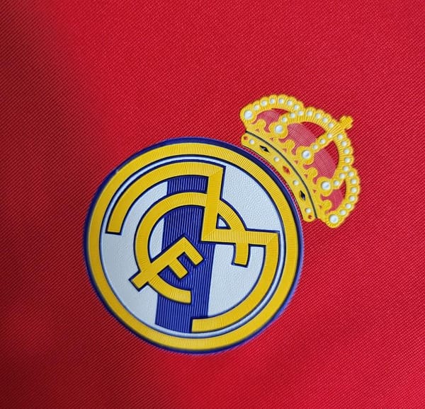 Retro Long Sleeve 11-12 Real Madrid Away Red Jersey - Image 8