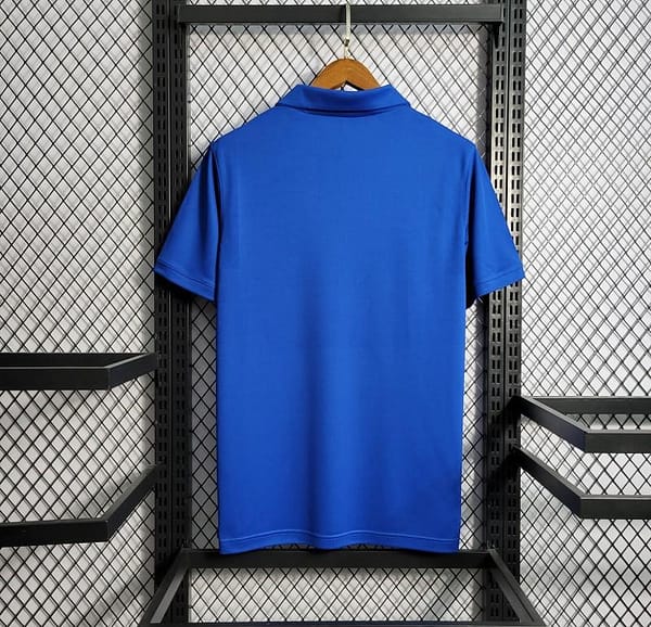 Retro 57-62 Brazil Away Blue Jersey - Image 6
