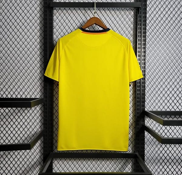Retro 08/09 Barcelona Away Yellow Jersey - Image 9