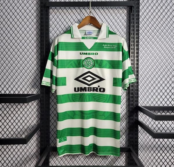 Retro 98/99 Celtic Home Champion Jersey