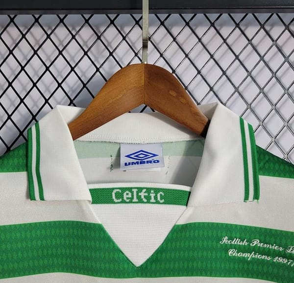 Retro 98/99 Celtic Home Champion Jersey - Image 3